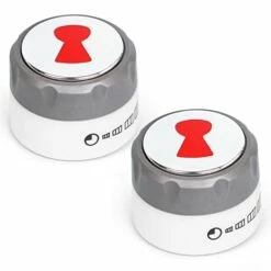 TERGTIRY 2 Pieces New Upgraded Weber 70867 2-3/8".Diameter Summit 400/600 Years 2007-2011 2pk Lighted Knob