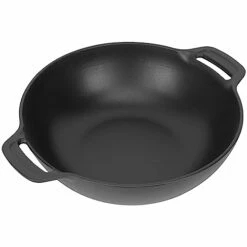 SafBbcue 7425 Gourmet BBQ System Wok For Weber Gourmet BBQ System Accessories, Weber 22" & 26" Kettle, Performer, Performer Deluxe Charcoal Grills Accessories, Weber Spirit & Spirit II 200/300 Series