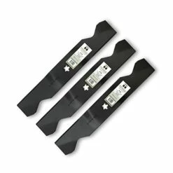 Terre Products, 3 Pack High Lift Lawn Mower Blades, 54 Inch Deck, Compatible With Craftsman, Poulan, Husqvarna, Replacement For PP24007, 187254, 187256, 532187254, 532187256
