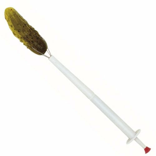 Norpro Stainless Steel And Plastic Deluxe Pickle Pincher, 8-Inches, White 2 Norpro Stainless Steel And Plastic Deluxe Pickle Pincher, 8-Inches, White - Image 2