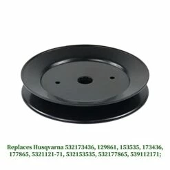 NICHEFLAG 3Pack 532174356 Spindle Assembly With 532173436 Spindle Pulley 532174375 Idler Pulley 532174368 Belt For Husqvarna GTH 2248 GTH 2548 YTH 1848 YTH 2148 Ride Mowers -Samsung Shop 410mdoRp hL