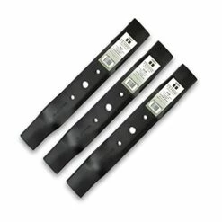 Terre Products, 3 Pack Hi Lift Lawn Mower Blades, 48 Inch Cut, Compatible With John Deere Decks L120, L130, L2048, L2548, 1948, 2048, 2148, Scotts L2048, Replacement For GX20250, GY20568