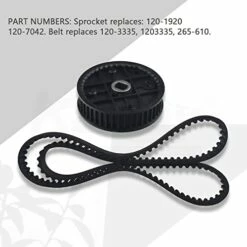 Karbay 121-9100 Sprocket With 120-3335 Belt For Toro 30" Time Master For Exmark Commercial 30 Walk-Behind ECS180CKA30000, Replaces 120-1920 120-7042 265-610 11 Karbay 121-9100 Sprocket With 120-3335 Belt For Toro 30" Time Master For Exmark Commercial 30 Walk-Behind ECS180CKA30000, Replaces 120-1920 120-7042 265-610 -Samsung Shop 413ksWctvuL