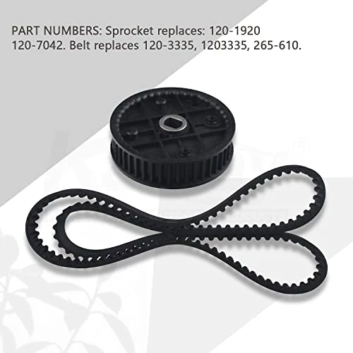 Karbay 121-9100 Sprocket With 120-3335 Belt For Toro 30" Time Master For Exmark Commercial 30 Walk-Behind ECS180CKA30000, Replaces 120-1920 120-7042 265-610 5 Karbay 121-9100 Sprocket With 120-3335 Belt For Toro 30" Time Master For Exmark Commercial 30 Walk-Behind ECS180CKA30000, Replaces 120-1920 120-7042 265-610 - Image 5
