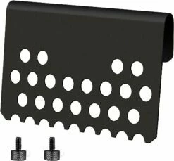 Griddle Grease Gate, Stainless Steel Rear Food Filter Mesh Screen Blocks, Grill Grease Trap Blocker With Screws For Blackstone Flat Top Griddle And Other Grills