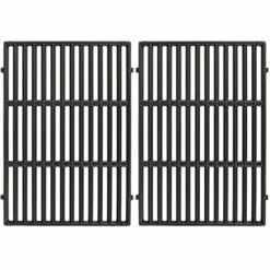 QuliMetal 18.75" Cooking Grates For Weber Genesis II 300 And Genesis II LX 300 Series Gas Grills, Cast Iron Grill Grates Replacement For Weber 66095