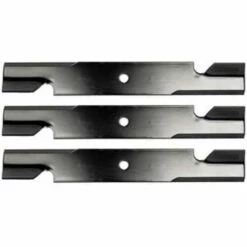 (3 Pack) Premium Replacement Notched Lawn Mower Deck Blade Fits Husqvarna 539100341 539101485 539105712 | 18" X 2 ½"