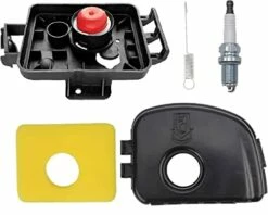 Hippotech 595663 Air Filter Base, 595660 Air Cleaner Cover & 799579 Air Cleaner Foam Filter Replacement For Briggs Stratton 450E 500E 550E 550Ex Engine Lawn Mower