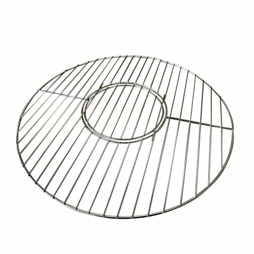 VORTEX (IN)DIRECT HEAT Accessories For Weber Kettle, Big Green Egg, Kamado, BGE And Charcoal Grills (Gourmet BBQ Cooking Grate -Stainless 21.5" With 9" Center) 3 VORTEX (IN)DIRECT HEAT Accessories For Weber Kettle, Big Green Egg, Kamado, BGE And Charcoal Grills (Gourmet BBQ Cooking Grate -Stainless 21.5" With 9" Center) -Samsung Shop 41FhpFTBrgL