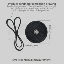Karbay 121-9100 Sprocket With 120-3335 Belt For Toro 30" Time Master For Exmark Commercial 30 Walk-Behind ECS180CKA30000, Replaces 120-1920 120-7042 265-610 13 Karbay 121-9100 Sprocket With 120-3335 Belt For Toro 30" Time Master For Exmark Commercial 30 Walk-Behind ECS180CKA30000, Replaces 120-1920 120-7042 265-610 -Samsung Shop 41JFAwFJFtL