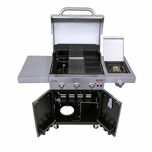 Char-Broil 463342620 Signature TRU Infrared 3-Burner Cabinet Style Gas Grill, Stainless Steel 5 Char-Broil 463342620 Signature TRU Infrared 3-Burner Cabinet Style Gas Grill, Stainless Steel - Image 5