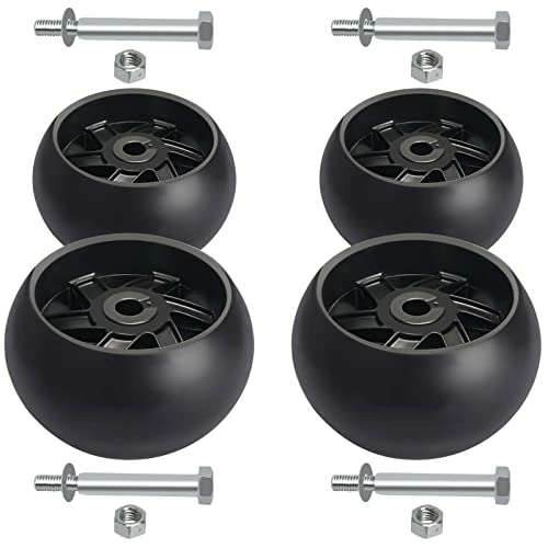 YiaChuii 4PCS Deck Gauge Wheels For AYP Husqvarna 532174873 589527301, MTD 174873 133957 532133957 734-3058, Cub Cadet 753-04856A Lawn Tractors And Zero Turn Mowers Deck With Bolts & Nuts… 2 YiaChuii 4PCS Deck Gauge Wheels For AYP Husqvarna 532174873 589527301, MTD 174873 133957 532133957 734-3058, Cub Cadet 753-04856A Lawn Tractors And Zero Turn Mowers Deck With Bolts & Nuts… - Image 2