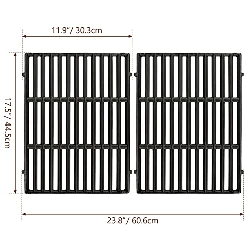 QuliMetal 7638 17.5 Inches Cooking Grates For Weber Spirit 300 Series And Spirit II 300 Series, Spirit 700, Genesis Silver Gold Platinum B/C, Genesis 1000-3500, Weber 900 Gas Grills 7 QuliMetal 7638 17.5 Inches Cooking Grates For Weber Spirit 300 Series And Spirit II 300 Series, Spirit 700, Genesis Silver Gold Platinum B/C, Genesis 1000-3500, Weber 900 Gas Grills - Image 7