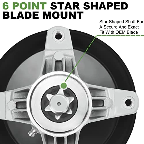 AEagle Deck Spindle Assembly For Troy-Bilt MTD 46 Inch T1500 T1600 LT 4600 CLT46CVT TB46 618-06989 918-06989 Horse XP 13AL78XT099 13AL78XT299 13AL78XT055 5 AEagle Deck Spindle Assembly For Troy-Bilt MTD 46 Inch T1500 T1600 LT 4600 CLT46CVT TB46 618-06989 918-06989 Horse XP 13AL78XT099 13AL78XT299 13AL78XT055 - Image 5