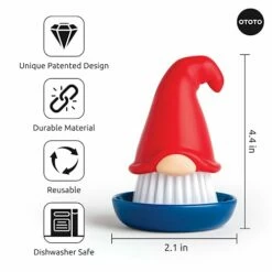 New!! Beardy Dish Brush By OTOTO - Kitchen Scrubbers For Dishes, Kitchen Scrub Brush For Cleaning Dishes, Dish Scrubber Brush - Gnome Gifts, Cute Kitchen Accessories, Funny Kitchen Gadgets 10 New!! Beardy Dish Brush By OTOTO - Kitchen Scrubbers For Dishes, Kitchen Scrub Brush For Cleaning Dishes, Dish Scrubber Brush - Gnome Gifts, Cute Kitchen Accessories, Funny Kitchen Gadgets -Samsung Shop 41ilkxQ3uvL