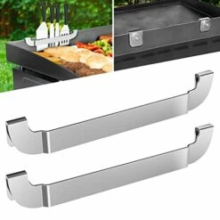 Samsung Shop 23 10 Inch Griddle Spatula Holder Magnetic Design, Stainless Steel Grill Barbecue Tool Rack, Griddle Accessories For Blackstone Flat Top Griddle And Other Grill Griddles (2 Pcs)