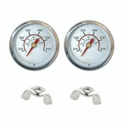 Samsung Shop 19 1.8 In Temperature Gauge/Heat Indicator Replacement 7484426P06 For Most Of Char Broil Gas Grill,2-Pack