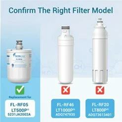Filterlogic 5231JA2002A Refrigerator Water Filter, Replacement For LG® LT500P®, GEN11042FR-08, ADQ72910911, ADQ72910901, Kenmore 9890, 46-9890, LFX25974ST, LMX25964ST, LSC27925ST, 3 Pack 16 Filterlogic 5231JA2002A Refrigerator Water Filter, Replacement For LG® LT500P®, GEN11042FR-08, ADQ72910911, ADQ72910901, Kenmore 9890, 46-9890, LFX25974ST, LMX25964ST, LSC27925ST, 3 Pack -Samsung Shop 41vP3C0ORcL