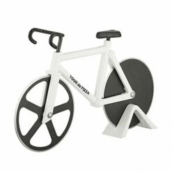 Bicycle Pizza Cutter - The Tour De Pizza Bicycle Pizza Cutter Has Dual Stainless Steel Pizza Cutter Wheels - Unique Gifts - Funny Gifts - Kitchen Gadgets - Tiktok Trend Items - Bike Pizza Cutter