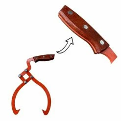 Wood Handle 2 Claw Skidding Tongs Non-Slip Grip, Log Lifting, Handling, Dragging & Carrying Tool (18 In) -Samsung Shop 41ze98OSCAL