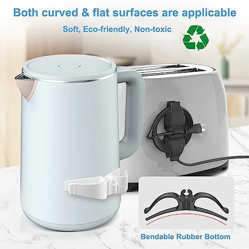 【8 Pack】Cord Organizer For Appliances, Upgraded Kitchen Appliance Cord Organizer Stick On Appliance Wire Organizer Wire Wrapper For Kitchen Appliances Mixers, Coffee Maker, Pressure Cooker, Air Fryer 6 【8 Pack】Cord Organizer For Appliances, Upgraded Kitchen Appliance Cord Organizer Stick On Appliance Wire Organizer Wire Wrapper For Kitchen Appliances Mixers, Coffee Maker, Pressure Cooker, Air Fryer - Image 6