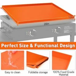 Wohbay Griddle Mat For Blackstone, 28" Food-Grade Silicone Mat For Griddle Surface, Blackstone Griddle Accessories, Griddle Outdoor Protector - Orange 12 Wohbay Griddle Mat For Blackstone, 28" Food-Grade Silicone Mat For Griddle Surface, Blackstone Griddle Accessories, Griddle Outdoor Protector - Orange -Samsung Shop 514qGvM5AUL