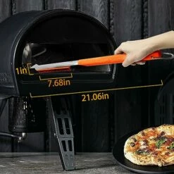 SupMaka Pizza Oven Brush, 22” Pizza Stone Brush - Grill Cleaning Brush With Scraper, Grill Brush Wood Handle & Brass Bristles, Pizza Oven Accessories For Outdoor BBQ, (Vibrant Orange) 13 SupMaka Pizza Oven Brush, 22” Pizza Stone Brush - Grill Cleaning Brush With Scraper, Grill Brush Wood Handle & Brass Bristles, Pizza Oven Accessories For Outdoor BBQ, (Vibrant Orange) -Samsung Shop 51DDG2ed8xL