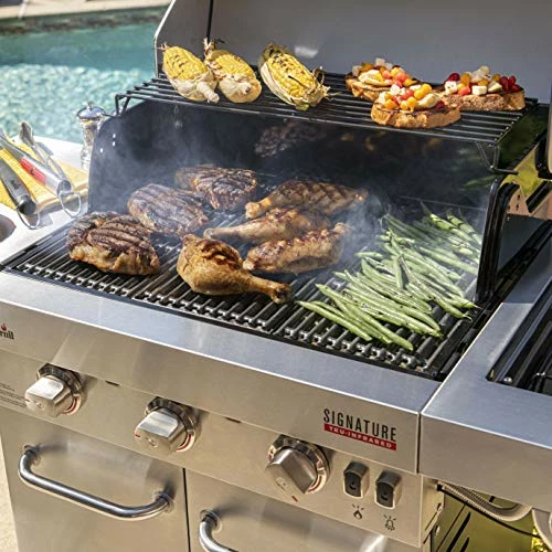 Char-Broil 463342620 Signature TRU Infrared 3-Burner Cabinet Style Gas Grill, Stainless Steel 2 Char-Broil 463342620 Signature TRU Infrared 3-Burner Cabinet Style Gas Grill, Stainless Steel - Image 2
