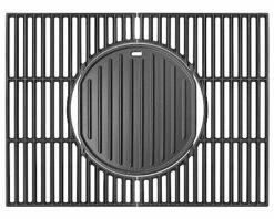 SafBbcue Cast Iron Gourmet BBQ System Sear Grates For Weber 200/300 Series Grill Parts, Weber Spirit E-210 Spirit E-310 Genesis II E-310, Genesis II LX S-440 Grill Grates,Weber 64812 64815 64830 Parts -Samsung Shop 51KSZs4ImhL