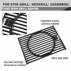 SGP4033N Grill Replacement Parts For Stok Grill Grates SGP4330SB SGP4032N SGP4130N Nexgrill 720-0830H 720-0888 720-0783E Replacement Parts Charbroil 463241113 463449914 Kenmore 415.16106210 Grill Part -Samsung Shop 51L05cqWdAL