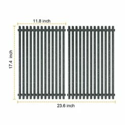 SafBbcue 7525 Porcelain Steel Cooking Grates Replacement For Weber E-310 E-320 S-310 Spirit II E-310 SP320 Spirit 700 Series Genesis Silver/Gold B/C 45010001 46510001 7526 7638 7639 7 SafBbcue 7525 Porcelain Steel Cooking Grates Replacement For Weber E-310 E-320 S-310 Spirit II E-310 SP320 Spirit 700 Series Genesis Silver/Gold B/C 45010001 46510001 7526 7638 7639 -Samsung Shop 51L AihdXtL