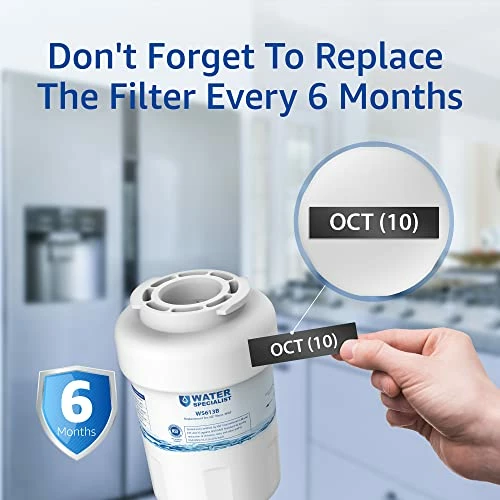 Waterspecialist MWF Refrigerator Water Filter Replacement For GE® MWF, SmartWater® MWFP, MWFA, GWF, HDX FMG-1, WFC1201, GSE25GSHECSS, PC75009, RWF1060, Kenmore® 9991, 3 Filters 6 Waterspecialist MWF Refrigerator Water Filter Replacement For GE® MWF, SmartWater® MWFP, MWFA, GWF, HDX FMG-1, WFC1201, GSE25GSHECSS, PC75009, RWF1060, Kenmore® 9991, 3 Filters - Image 6