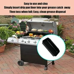 DONSIQIZZ Grease Catch Pan 70379 For Weber Genesis II LX 400 & 600, Summit 400 & 600 Gold & Platinum 6 Burner Series, SmokeFire EX4, EX6, Fit For Weber Grease Pan 6498 & 6417 | 11"x 5" -Samsung Shop 51QDff0TX7L