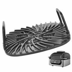 Grill Accessories For Ninja Foodi Grill Griddle Pan,Accessories Fo Ninja AG301 Foodi 5-in-1 Indoor Grill,Non-Stick Ceramic-Coated Grill Griddle For Ninja Foodi AG300, AG301C, AG302, AG400-Hushtong