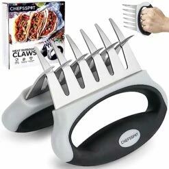 Meat Shredder Claws With Ultra-Sharp Blades For Shredding Meat, Lift, Handle, And Cut - CHEFSSPOT Chicken Shredder Turkey Lifters - Heat Resistant Grill Accessories -BBQ Grilling Gifts For Men & Women