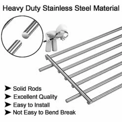 AOREWTGGH 7513 Grill Warming Rack For Weber Spirit 700, Genesis Silver B&C, 7513/88719 304 Stainless Steel Warming Rack Replacement For Weber Genesis 1000-5500, Gold B & C, 24.9 X 4.7 X 4 In -Samsung Shop 51m6NR6D8OL