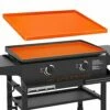 Wohbay Griddle Mat For Blackstone, 28" Food-Grade Silicone Mat For Griddle Surface, Blackstone Griddle Accessories, Griddle Outdoor Protector - Orange