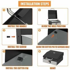 17 Inch Griddle Lid For Blackstone 17 Inch Griddle Hood 1832 Adventure Ready Tabletop Griddle, For Blackstone 1971 17 Inch Griddle Accessories,Blackstone 17 Inch Hard Cover &Blackstone Lid Replacement -Samsung Shop 51pZWrkn4XL