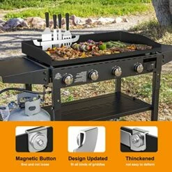 10 Inch Griddle Spatula Holder Magnetic Design, Stainless Steel Grill Barbecue Tool Rack, Griddle Accessories For Blackstone Flat Top Griddle And Other Grill Griddles (2 Pcs) 12 10 Inch Griddle Spatula Holder Magnetic Design, Stainless Steel Grill Barbecue Tool Rack, Griddle Accessories For Blackstone Flat Top Griddle And Other Grill Griddles (2 Pcs) -Samsung Shop 61DOtRJ3ifL