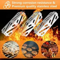 Hisencn 12.5'' Heat Deflector For Weber Genesis II 300 Series, Genesis II E-310/S-310, II E-315/S-315, II E-330, II E/S-335 Gas Grill, For Weber Genesis II Parts 66040, Stainless Steel, 3-Pack 10 Hisencn 12.5'' Heat Deflector For Weber Genesis II 300 Series, Genesis II E-310/S-310, II E-315/S-315, II E-330, II E/S-335 Gas Grill, For Weber Genesis II Parts 66040, Stainless Steel, 3-Pack -Samsung Shop 61KIPYt N1L