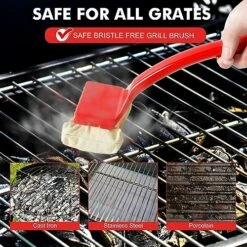 PROKITCHEN Safe Grill Brush Bristle Free BBQ Brush For Grill Cleaning, Grill Brush For Outdoor Grill, Steam Grill Cleaner Brush With Replaceable Cleaning Head For Stainless-Steel Grates Or Cast Iron 11 PROKITCHEN Safe Grill Brush Bristle Free BBQ Brush For Grill Cleaning, Grill Brush For Outdoor Grill, Steam Grill Cleaner Brush With Replaceable Cleaning Head For Stainless-Steel Grates Or Cast Iron -Samsung Shop 61 9u0aZWvL