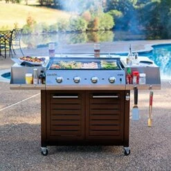 Char-Broil 463259623 Vibe Gas Griddle, Black -Samsung Shop 61fyNAtjWUL