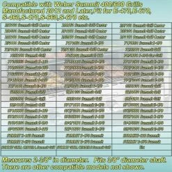 NOVINO 91538 Lighted Control Knobs For Weber Summit Grill 2012+ 400/600 Series E-470 670, S-460 470 660 670, 2-Pack Main Burner Lighted Control Knob 14 NOVINO 91538 Lighted Control Knobs For Weber Summit Grill 2012+ 400/600 Series E-470 670, S-460 470 660 670, 2-Pack Main Burner Lighted Control Knob -Samsung Shop 61ujnKtThPL