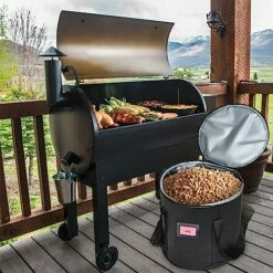Upgraded 20LBS Pellet Grills Stay Dry Pellet Bin - Wood Pellet Storage Bag Container - Smoker Pellet Dispenser - Anti-Shock Foam Layer Reduces Wood Pellets/Charcoal Chipping 8 Upgraded 20LBS Pellet Grills Stay Dry Pellet Bin - Wood Pellet Storage Bag Container - Smoker Pellet Dispenser - Anti-Shock Foam Layer Reduces Wood Pellets/Charcoal Chipping -Samsung Shop 61xOhviFiOL
